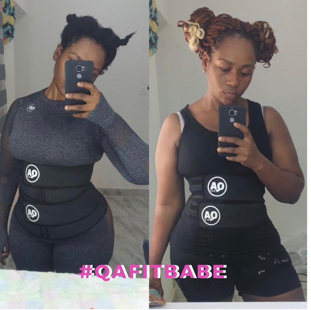 Double belt Waist trainer